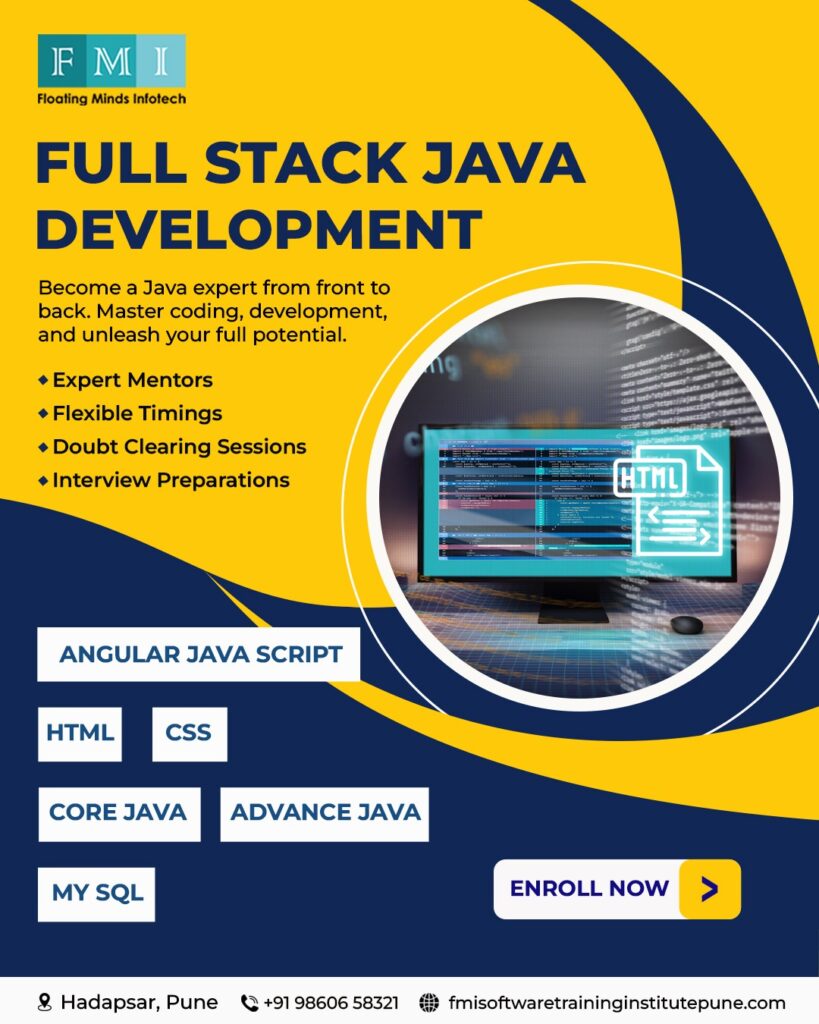 full stack java course in hadapsar